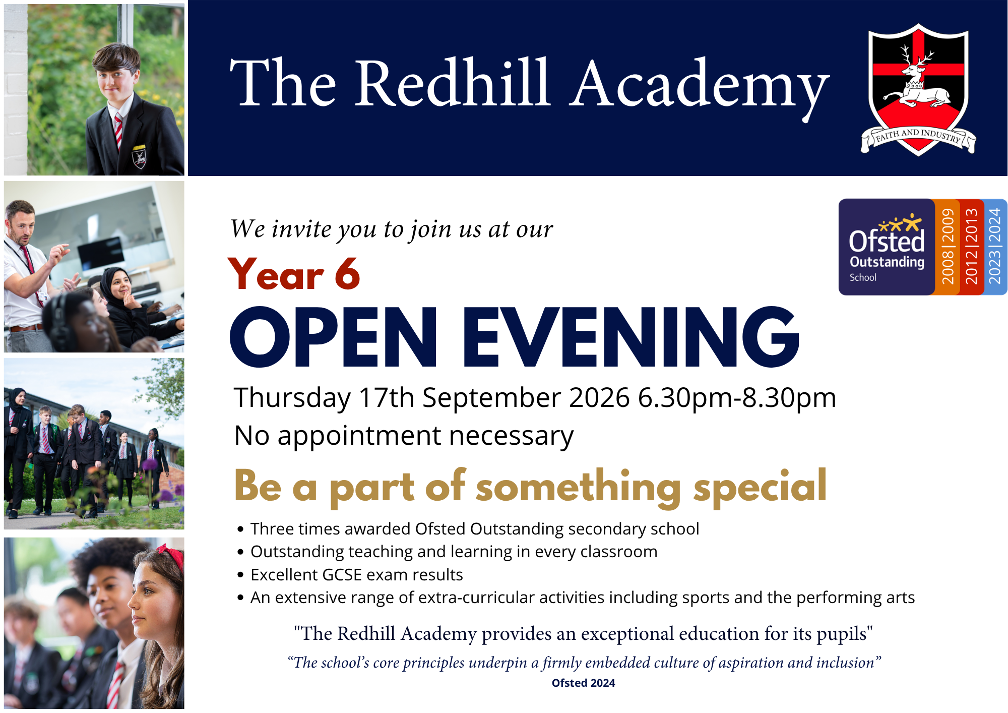 Y6 Open Evening 2026 Y6 Open Evening 2026