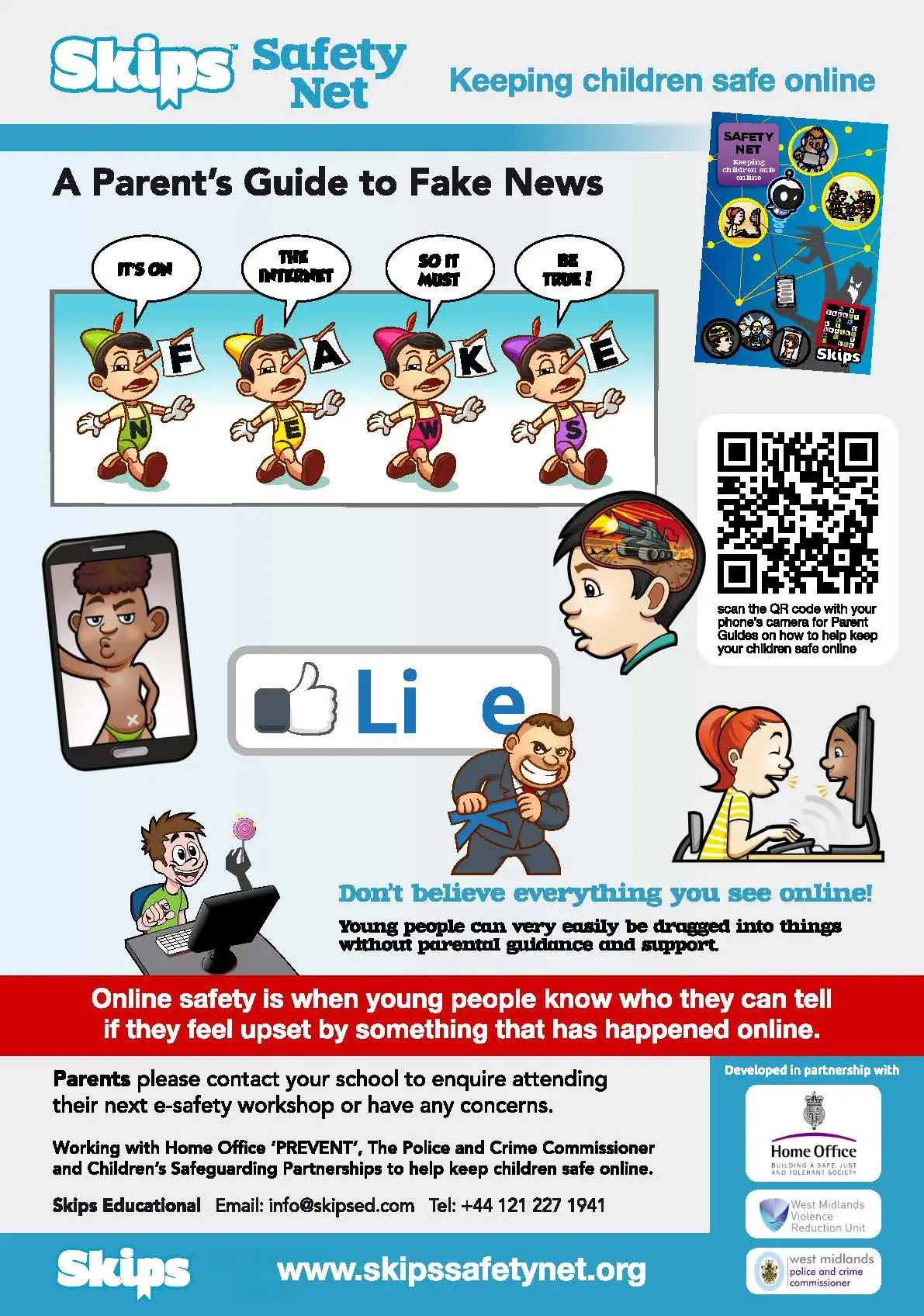 Fake News E-safety Poster