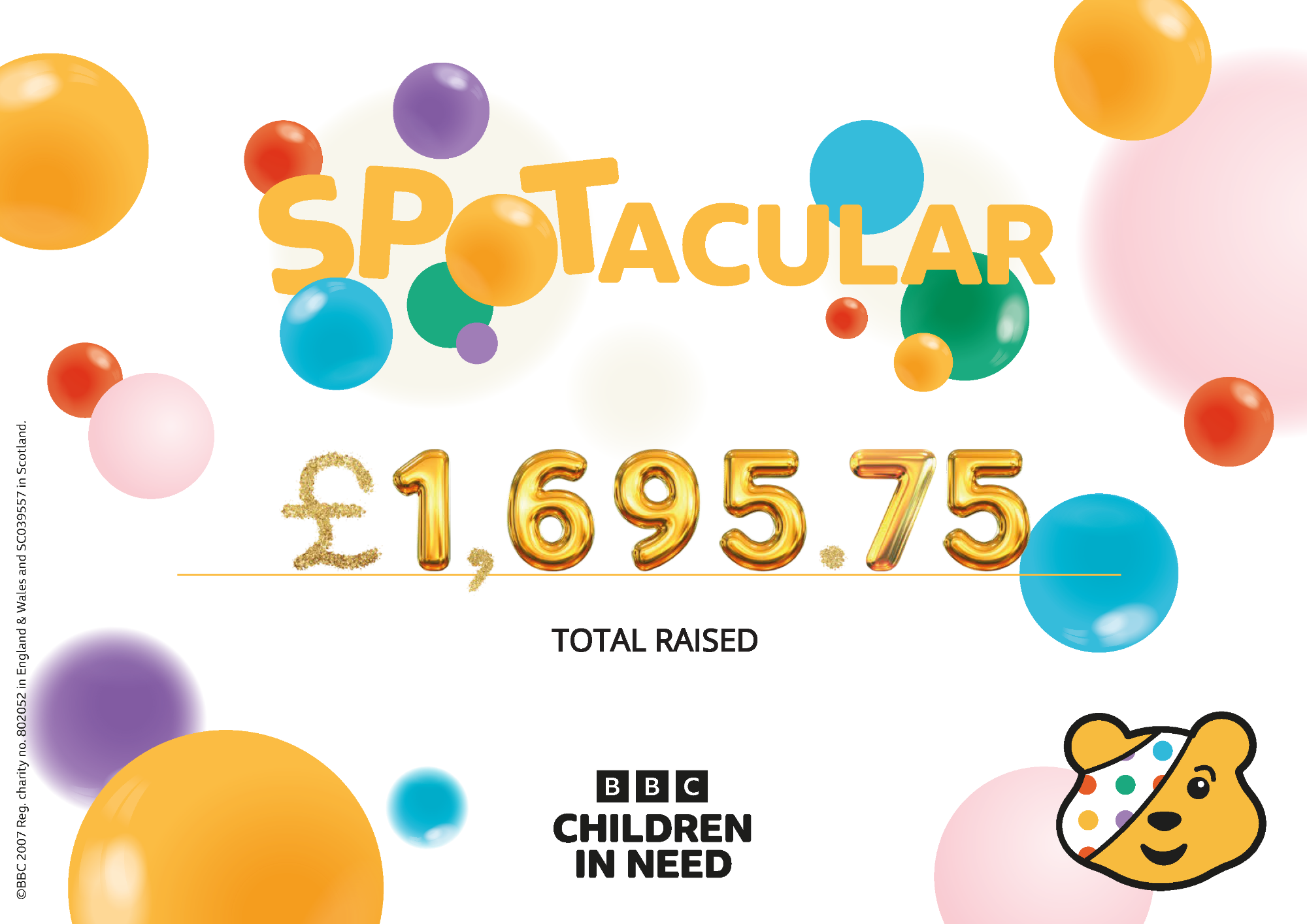 Children in need totaliser 2022