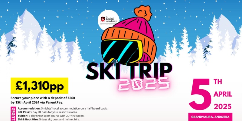 The Redhill Academy - 2025 Ski Trip: Grandvalira